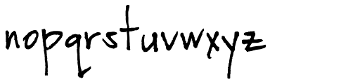 Alfalfa Font LOWERCASE