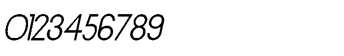 Alfaza Italic Regular Font OTHER CHARS