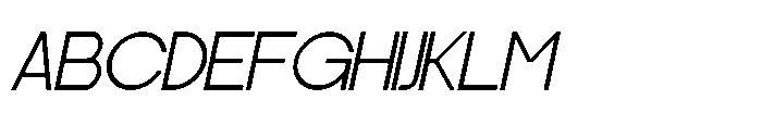 Alfaza Italic Regular Font UPPERCASE