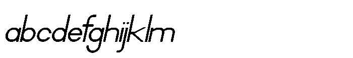 Alfaza Italic Regular FONT