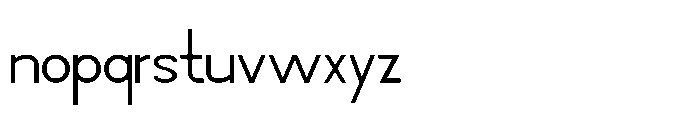 Alfaza Regular Font LOWERCASE