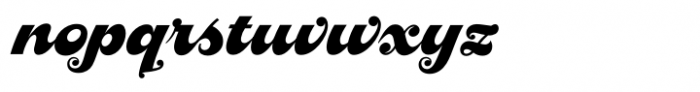 Alfazine Script Bold Font LOWERCASE