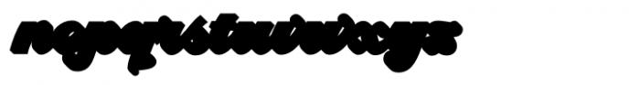 Alfazine Script Shadow Font LOWERCASE