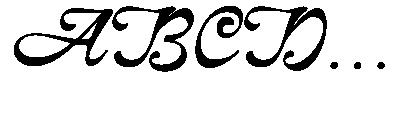 Alfino Script Font UPPERCASE