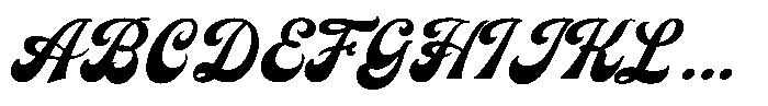 Alfondale Font UPPERCASE