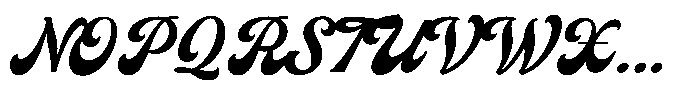 Alfondale Font UPPERCASE