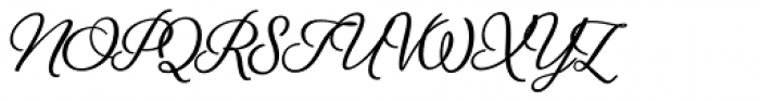 Alfons Brush Regular Font UPPERCASE