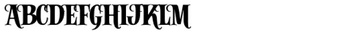 Alfons Serif Bold Font UPPERCASE