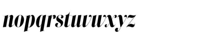 Alfonsina Italic Font LOWERCASE