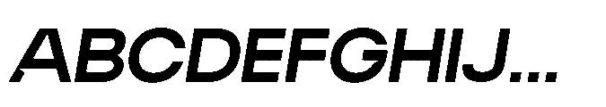 Algan Black Italic Font UPPERCASE