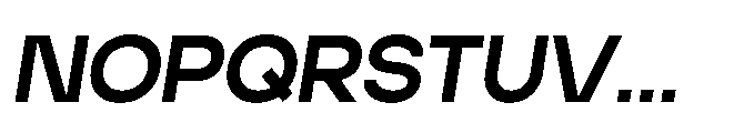 Algan Black Italic Font UPPERCASE