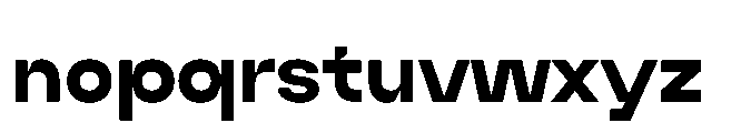 Algan Black Font LOWERCASE