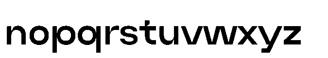 Algan Bold Font LOWERCASE