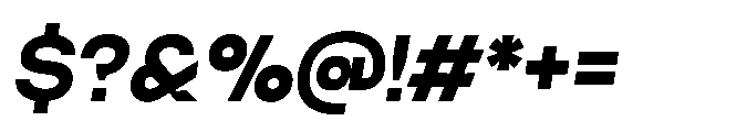 Algan Extra Black Italic Font OTHER CHARS