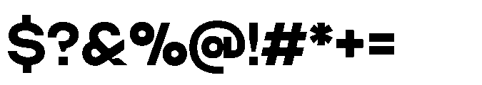 Algan Extra Black Font OTHER CHARS
