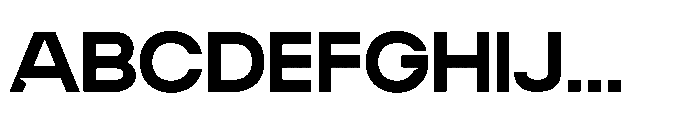 Algan Extra Black Font UPPERCASE