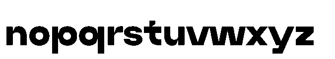 Algan Extra Black Font LOWERCASE