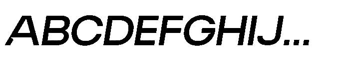 Algan Extra Bold Italic Font UPPERCASE