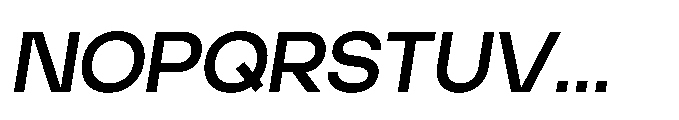 Algan Extra Bold Italic Font UPPERCASE