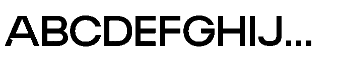 Algan Extra Bold Font UPPERCASE