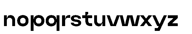 Algan Extra Bold Font LOWERCASE