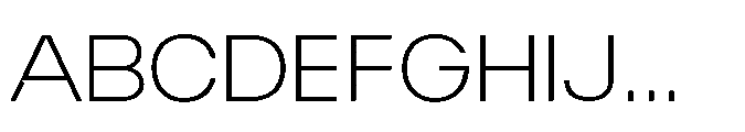 Algan Light Font UPPERCASE