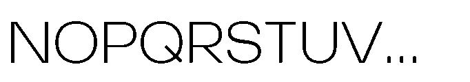 Algan Light Font UPPERCASE