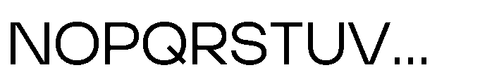 Algan Medium Font UPPERCASE