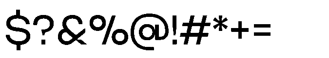 Algan Semi Bold Font OTHER CHARS