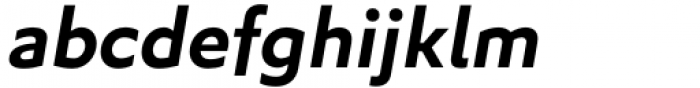 Algera  Demi Bold Italic Font LOWERCASE