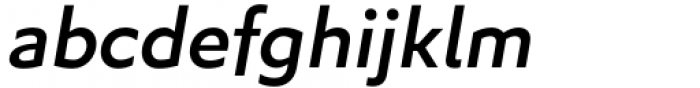 Algera  Medium Italic Font LOWERCASE