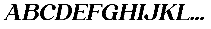 Algirae Italic Font UPPERCASE
