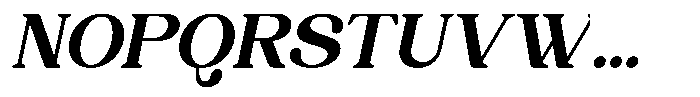 Algirae Italic Font UPPERCASE