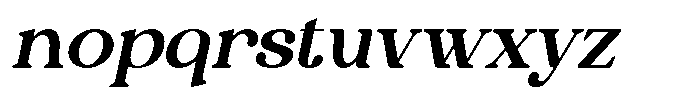 Algirae Italic Font LOWERCASE