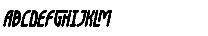 Algojo Italic Regular Font UPPERCASE