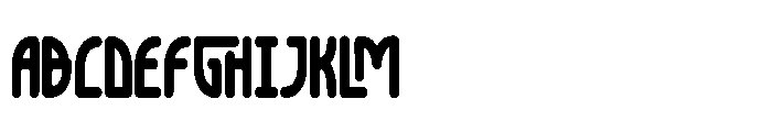 Algojo Regular Font UPPERCASE