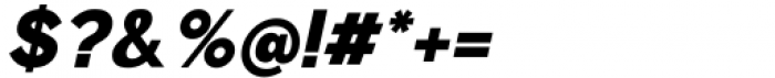Algoria Black Condensed Italic Font OTHER CHARS