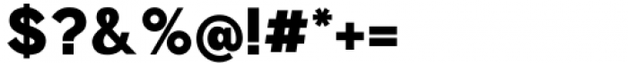 Algoria Black Condensed Font OTHER CHARS