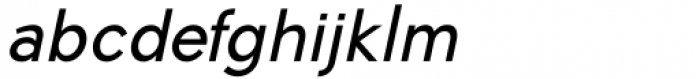Algoria Medium Condensed Italic Font LOWERCASE