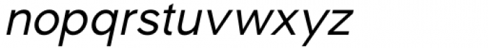 Algoria Regular Condensed Italic Font LOWERCASE