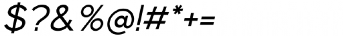 Algoria Regular Italic Font OTHER CHARS
