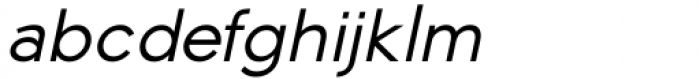 Algoria Regular Italic Font LOWERCASE