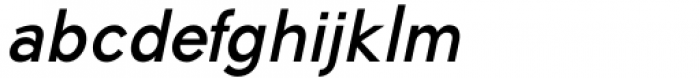 Algoria Semi Bold Condensed Italic Font LOWERCASE
