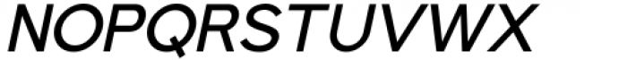 Algoria Semi Bold Italic Font UPPERCASE