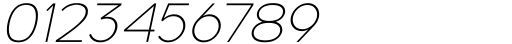 Algoria Thin Italic Font OTHER CHARS