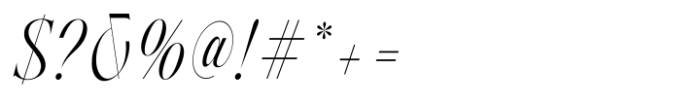 Aliase Regular Font OTHER CHARS