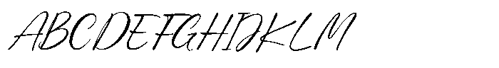 Alicer Script Regular Font UPPERCASE