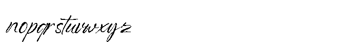 Alicer Script Regular Font LOWERCASE