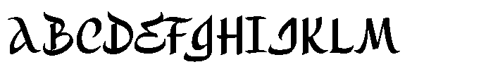 Alidin Bold Font UPPERCASE