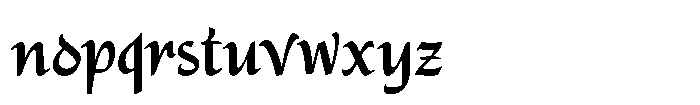 Alidin Bold Font LOWERCASE
